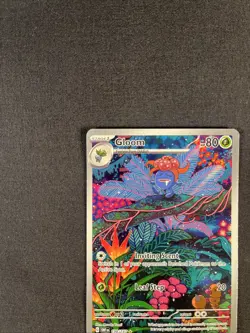 Gloom 198/197 IR Obsidian Flames Pokemon Card NM Scarlet & Violet - Image 5