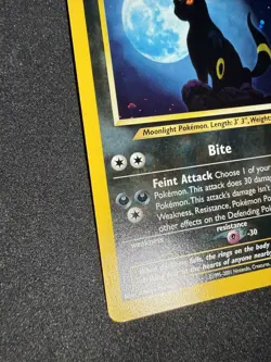Umbreon 13/75 Neo Discovery Holo Ultra Rare Unlimited Pokemon Card - Image 3