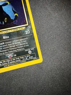 Umbreon 13/75 Neo Discovery Holo Ultra Rare Unlimited Pokemon Card - Image 4