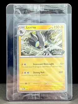 Pokemon Luxray 028/088 POR Stage 2 Promo Regular Gleam Eyes HP 150 2026 card - Image 1