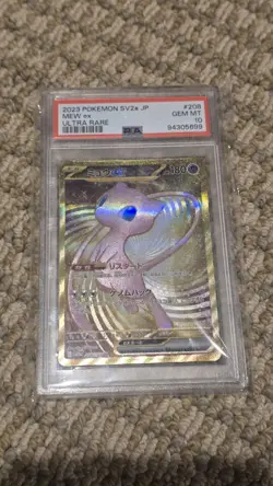 Pokemon Mew ex 208/165 Ultra Rare Holo Sv2a 151 PSA 10 Japanese Card - Image 1