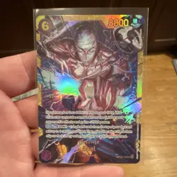 One Piece Enel OP15-118 Special Holo Character Card 6 Cost 8000 Power - Image 1