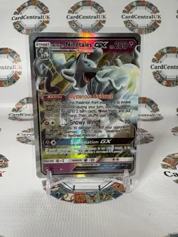 Pokemon TCG Alolan Ninetales GX Lost Thunder 132/214 Ultra Rare Holo Card - Image 1