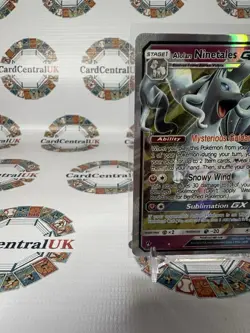 Pokemon TCG Alolan Ninetales GX Lost Thunder 132/214 Ultra Rare Holo Card - Image 3
