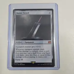 Buster Sword Final Fantasy MTG NM M 0255 - Image 1