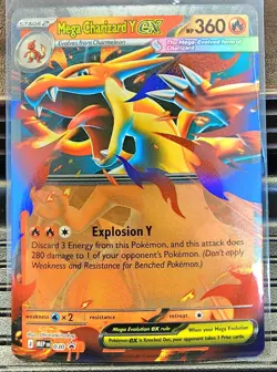 Mega Charizard X ex + Mega Charizard Y ex NM - MEP 029 & 030 Pokemon TCG Promo - Image 5
