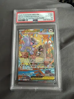 2025 POKEMON MEG EN-MEGA EVOLUTION #182 MEGA KANGASKHAN EX PSA 10 - Image 1