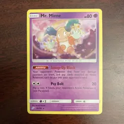 Mr. Mime - 66/181 - Rare LP, English Pokemon Sun & Moon - Team Up - Image 1