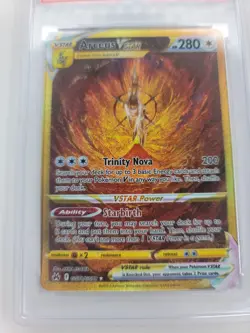 2023 Pokemon Sword & Shield Crown Zenith Secret Full Art/Arceus VSTAR PSA 10 GEM - Image 2