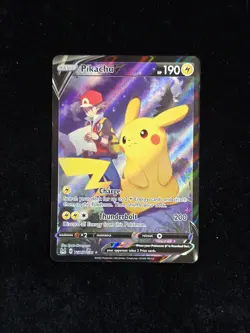 Pikachu V TG16/TG30 Ultra Rare SWSH: Lost Origin Trainer Gallery Pokemon TCG NM - Image 1