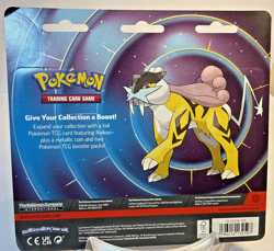 ⭐Pokemon Mega Evolution & Phantasmal Flames Blister 2Pack Raikou Promo Coin⭐ - Image 2