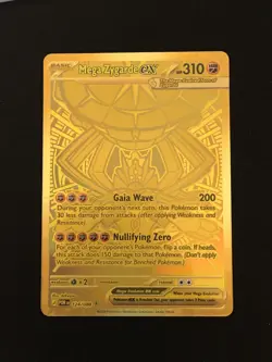 Pokemon Perfect Order Mega Zygarde EX Gold Mega Hyper Rare 124/88 MINT - Image 1