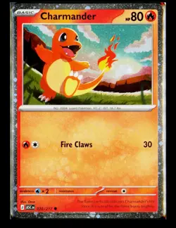 Pokemon TCG Charmander Ex 20/217 Ascended Heroes Cosmos Holo Promo - Image 1