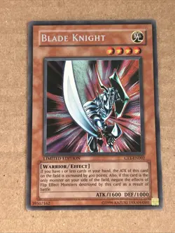 Blade Knight CT1-EN002 Secret Rare Limited Edition LP - Image 1