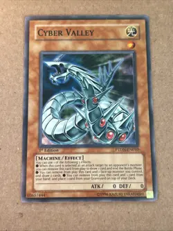 Cyber Valley PTDN-EN010 (Super Rare, 1st Edition, Lightly Played / LP) Yugioh - Image 1