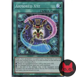 Yugioh Armored Xyz MZMI-EN025 Super Rare 1st Edition NM - Image 1