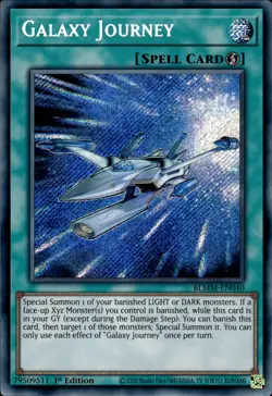 Galaxy Journey - Secret Rare 1st Edition BLMM-EN040 - NM - YuGiOh - Image 1