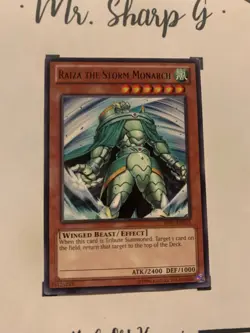 RAIZA THE STORM MONARCH - BP01-EN015 ENGLISH Yu-Gi-Oh! CARD COMMON KONAMI TCG OC - Image 4