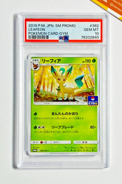 Pokemon PSA 10 Leafeon #382 SM-P Card Gym Promo 2019 Japanese - Image 1