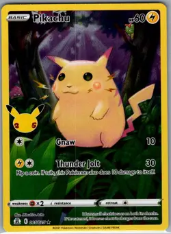 Pikachu 005/025 Celebrations - Pokemon Card - NM - Image 1