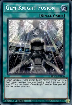 Gem-Knight Fusion - Secret Rare 1st Edition BLMM-EN160 - NM - YuGiOh - Image 1