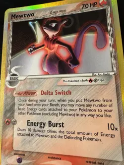 Pokemon Card Mewtwo Ex Specie Delta 12/113 Eng Rara - Image 2