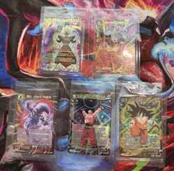Mixed Lot SEALED SR SPR Dragon Ball Super Card Bundle - Image 1