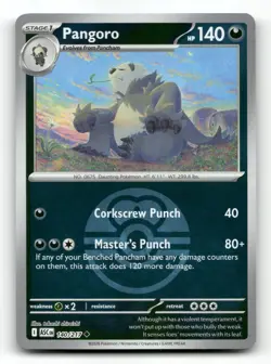 Pangoro (Love Ball) 140/217 - ME: Ascended Heroes - Pokemon Card NM/M - Image 1