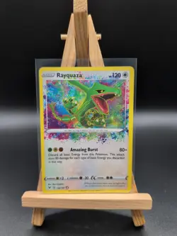 Pokemon TCG Rayquaza Vivid Voltage Holo Card 138/185 Amazing Rare - Image 1