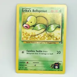 Erika’s Bellsprout 76/132 - Non Holo - Gym Heroes - Pokemon Card - EXC - Image 1