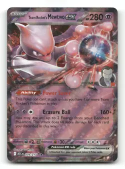 Team Rocket's Mewtwo ex 079/217 - ME: Ascended Heroes - Pokemon Card NM/M - Image 1