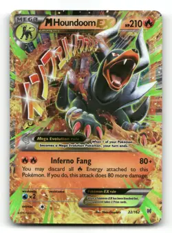 M Houndoom EX 22/162 - BREAKthrough - Pokemon Card NM/M - Image 1