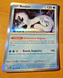 POKEMON ETINCELLES DEFERLANTES CARD HOLO CARTE Baojian 056/191 FR SSP NM 2024 - Image 1
