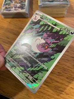 NEAR MINT! Arbok (176/162) Temporal Forces Illustration Rare Pokemon Card! - Image 4