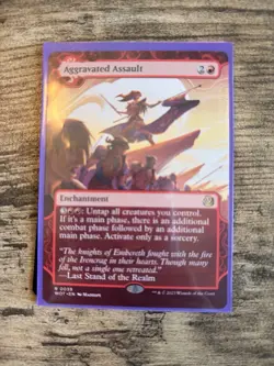 Aggravated Assault Wilds of Eldraine: Enchanting Tales Regular - Image 1