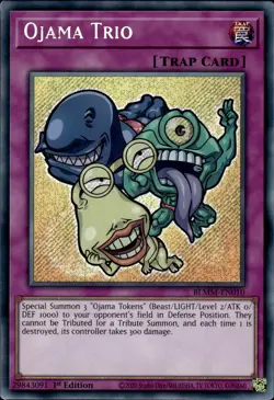 Ojama Trio - Secret Rare 1st Edition BLMM-EN010 - NM - YuGiOh - Image 1