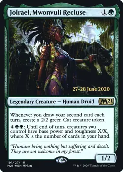 Jolrael, Mwonvuli Recluse [Core Set 2021 Prerelease Promos] Magic MTG - Image 1