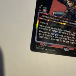 MTG TMNT Casey Jones, Back Alley Brute Borderless Surge Foil Pixel 0090 - Image 4