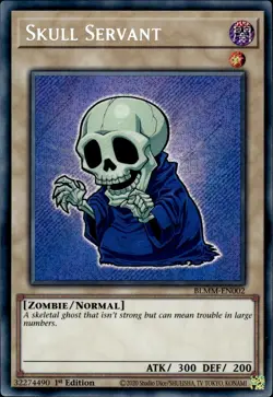 Skull Servant - Secret Rare 1st Edition BLMM-EN002 - NM - YuGiOh - Image 1