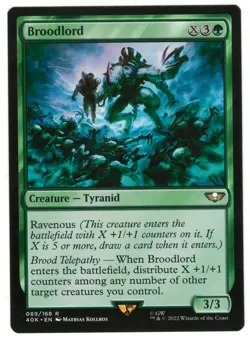 MTG Broodlord Universes Beyond Warhammer 40,000 40k Magic The Gathering TCG - Image 1