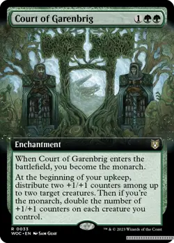 Court of Garenbrig (Extended Art) [WOC - 33] - NM [Normal] TCG MTG - Image 1