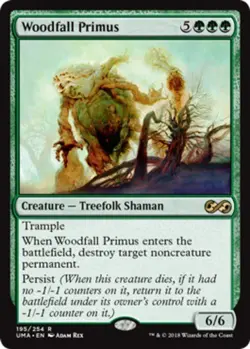 1x Woodfall Primus - Foil NM-Mint, English Ultimate Masters MTG Magic - Image 1