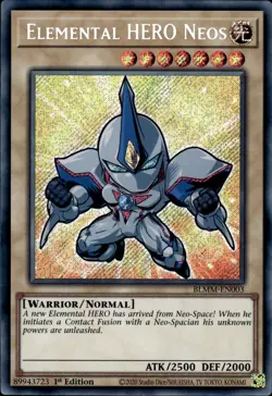 Elemental HERO Neos - Secret Rare 1st Edition BLMM-EN003 - NM - YuGiOh - Image 1