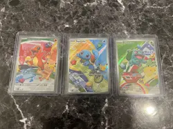 Pokemon TCG First Partner Illustration Collection Series 1 Kanto GEN 1 Starters - Image 1