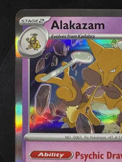 Alakazam MEP 003 - Prerelease Stamped Promo Mega Evolution Pokemon TCG - NM Mint - Image 3