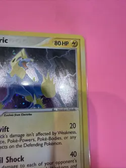 Manectric 7/106 Holo Rare EX Emerald Pokemon Card Vintage 2005 - Image 3