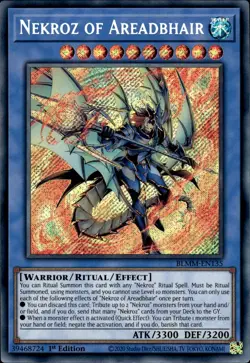 Nekroz Of Areadbhair - Secret Rare 1st Edition BLMM-EN135 - NM - YuGiOh - Image 1