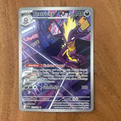 Pokemon TCG Toxtricity Phantasmal Flames 103/094 Illustration Rare NM Card - Image 1
