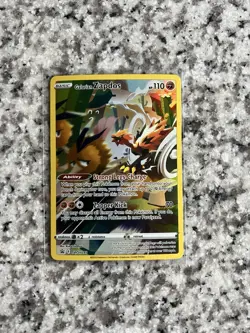 NM Pokemon Galarian Zapdos TCG SWSH283 Sword & Shield Black Star Promo Holo Card - Image 1