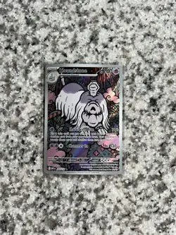 NM Pokemon TCG Houndstone Mega Evolution Base 145/132 Illustration Rare - Image 1